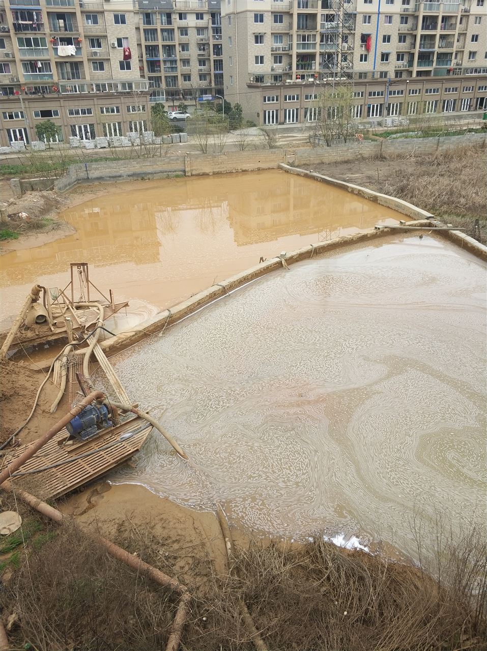 未央沉淀池淤泥清理-厂区废水池淤泥清淤